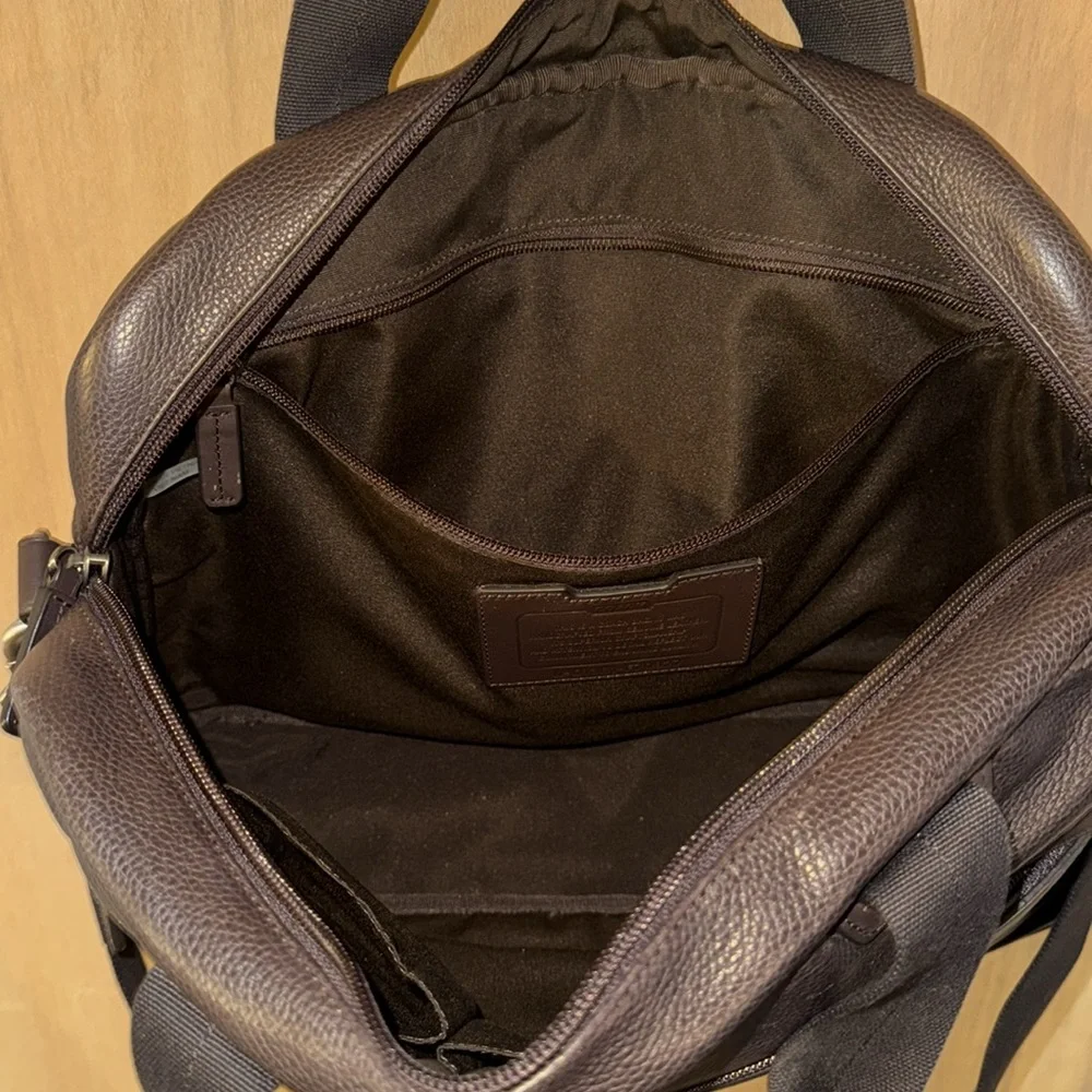 Coach Brown Leather Men's Bag